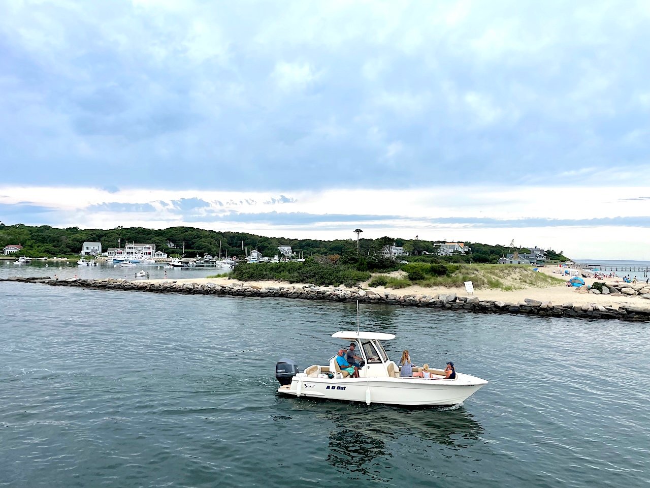 Boats along Martha's Vineyard